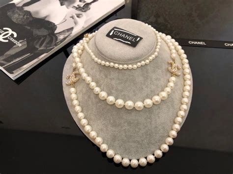 chanel pearl necklace replica uk